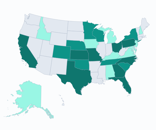 Cru Church Movements States Map